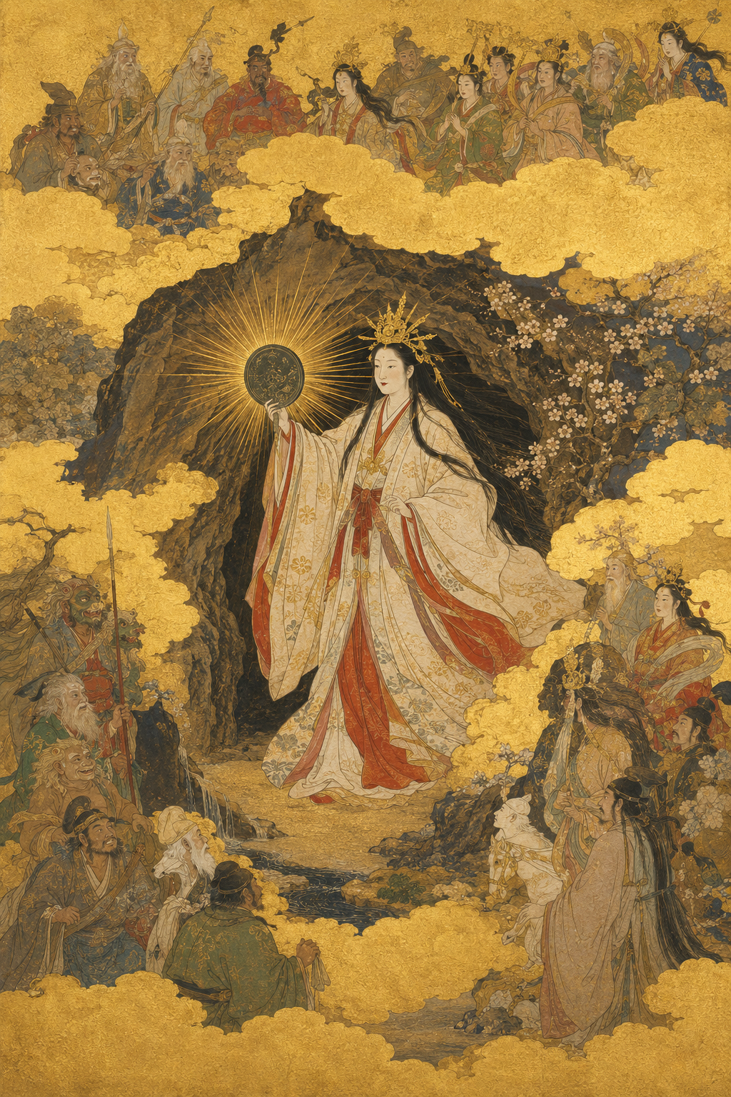 天照大御神 大和絵 emaki