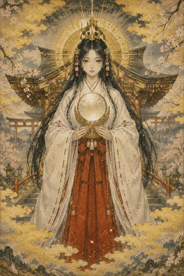 巫女 — 大和絵 emaki ・ 二十二柱の大トリ
