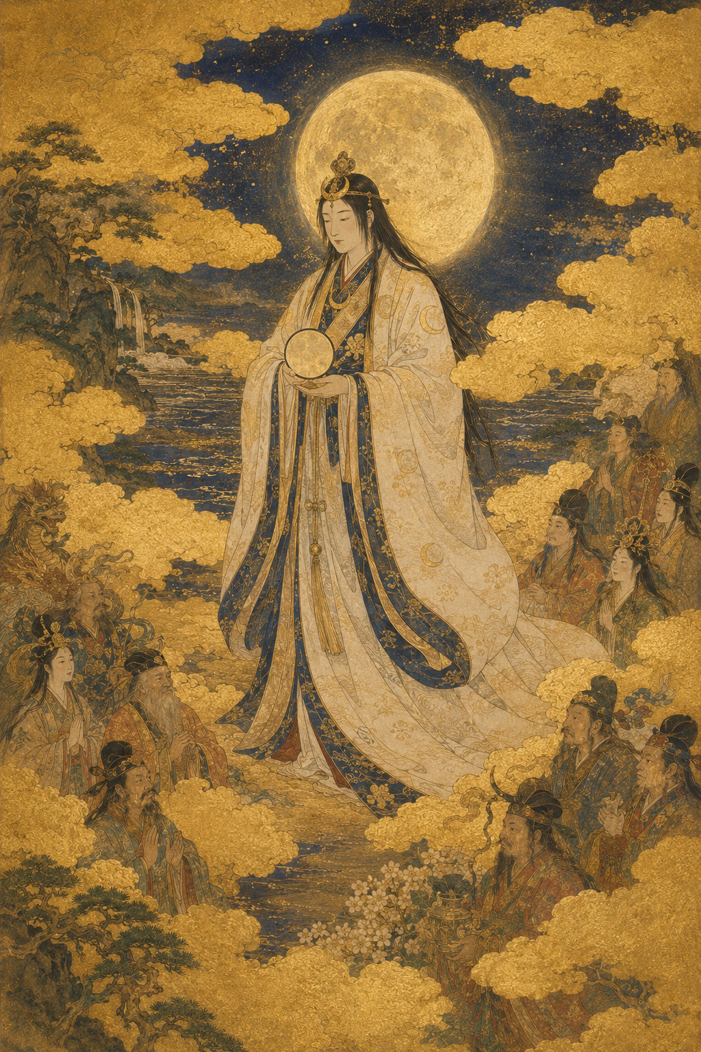 月読命 大和絵 emaki